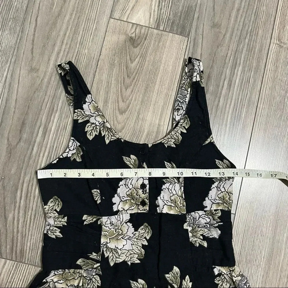 Kimchi Blue navy floral 100% cotton summer dress Size S - Picture 4 of 8